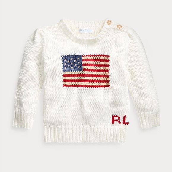 Ralph Lauren Other - NWOT Ralph Lauren Baby Iconic Flag Sweate